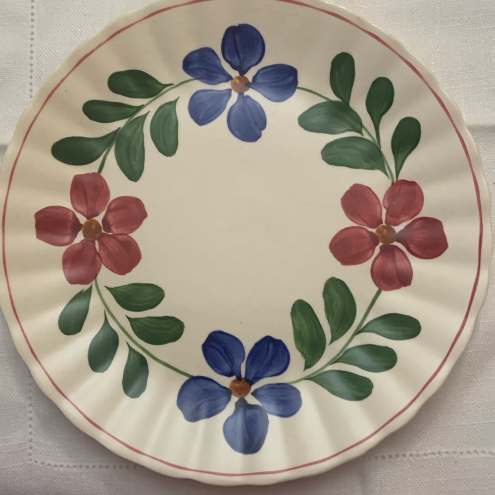 Blue ridge hand painted southern potteries